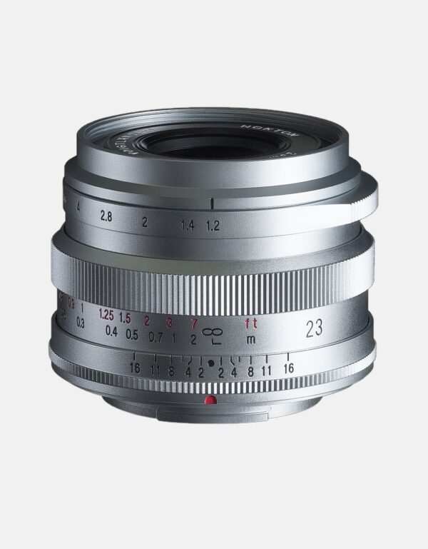 23 mm F1,2 Nokton X silver